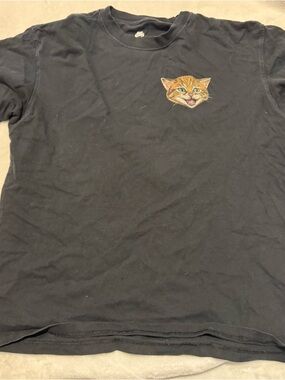 Nike Black Tee with White Nike SB Logo